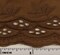 1 Yard Soft Brown Eyelet Embroidery Fabric Cotton Polyester Blend 41/42 Inches Wide